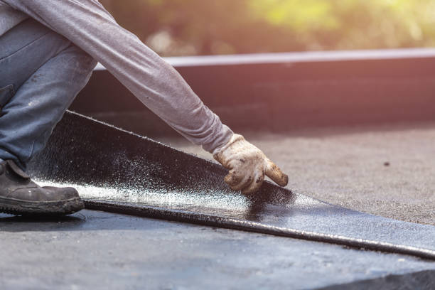Professional Vapor Barrier Installation technician working in Willard, NY